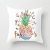 Tropical Plant Printed Cushion Cover Summer Style Pillow Cover Flamingo Pineapple Decorative Pillowcase for Home Sofa | Vimost Shop.