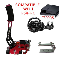 New PS4 PC USB Hand Brake+Clamp For Racing Games G295 G27 G29G920 T300RS Logitech Brake System Handbrake Auto With Fixture Parts