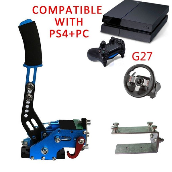 New PS4 PC USB Hand Brake+Clamp For Racing Games G295 G27 G29G920 T300RS Logitech Brake System Handbrake Auto With Fixture Parts | Vimost Shop.