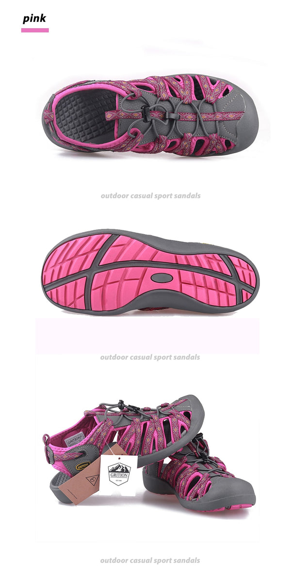 Women Platform Wedges Beach Sandals Trekking Ladys Nubuck Leather Shoes Summer Outdoor Flat Casual Sport Sandals Girls | Vimost Shop.