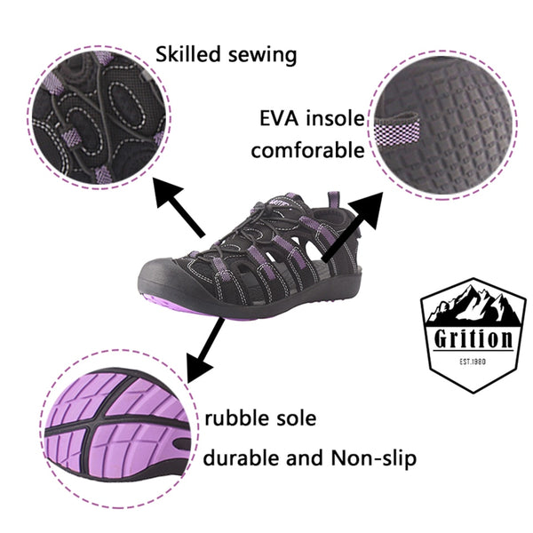 Women Platform Wedges Beach Sandals Trekking Ladys Nubuck Leather Shoes Summer Outdoor Flat Casual Sport Sandals Girls | Vimost Shop.