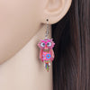 Animal Acrylic Stud Dangle Drop Owl Birds Big Long Earrings News Fashion Jewelry For Girls Women Teens KIDS Anime Gift | Vimost Shop.