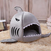 Willstar Pet Cat Bed House Gray Shark Shape Kennel Dog Warm Sleeping Mat Comfortable Beds for Small Large Pets | Vimost Shop.