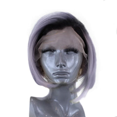 Short Straight Hair Synthetic Blonde Side Part Lace Front Wig  Heat Resistant Cosplay Wigs For black Women