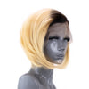 Short Straight Hair Synthetic Blonde Side Part Lace Front Wig  Heat Resistant Cosplay Wigs For black Women | Vimost Shop.