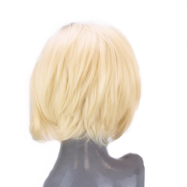 Short Straight Hair Synthetic Blonde Side Part Lace Front Wig  Heat Resistant Cosplay Wigs For black Women | Vimost Shop.