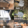 MT14102 Fold Shovel Camping Shovels Multifunction High Quality Aluminum Shovel Outdoor Survival Dig Spade Hoe For Hiking Search | Vimost Shop.