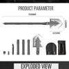 MT14102 Fold Shovel Camping Shovels Multifunction High Quality Aluminum Shovel Outdoor Survival Dig Spade Hoe For Hiking Search | Vimost Shop.