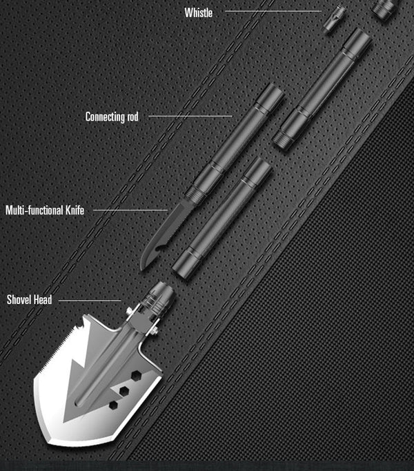 MT14102 Fold Shovel Camping Shovels Multifunction High Quality Aluminum Shovel Outdoor Survival Dig Spade Hoe For Hiking Search | Vimost Shop.