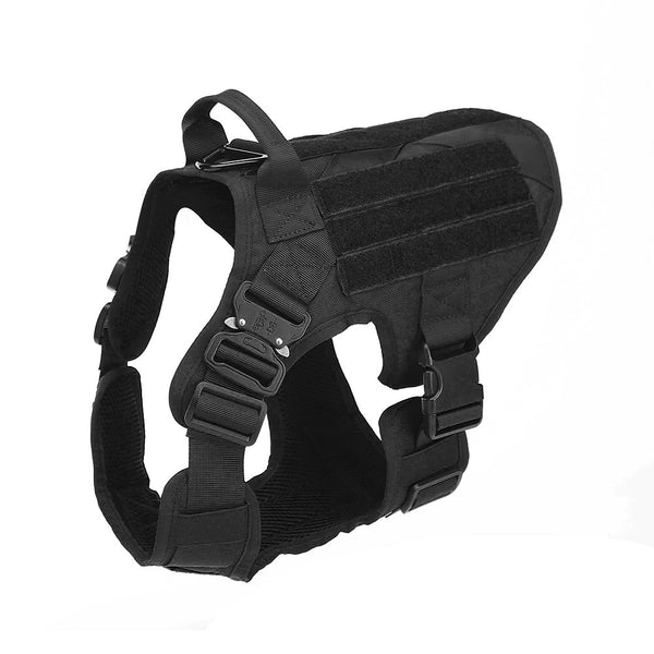 Military Tactical Dog Harness Pet Training Dog Vest Metal Buckle German Shepherd K9 Dog Harness and Leash For Small Large Dogs | Vimost Shop.