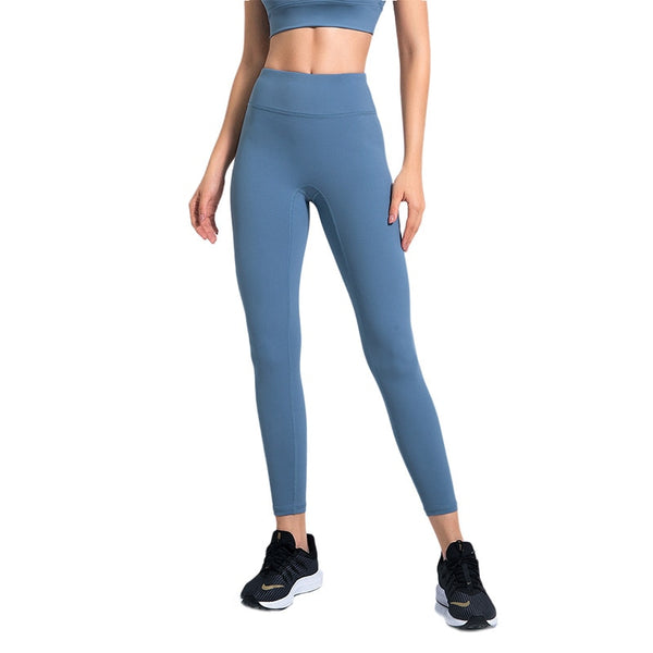 Seamless Solid No T-Line Yoga Leggings High Elastics Jogging Pants High Waist Hips Lifting Gym Fitness Female Sports Pants | Vimost Shop.