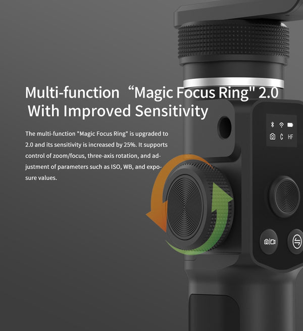 OFFICIAL G6 Max 3-Axis Handheld Gimbal Stabilizer for Sony Canon Mirrorless Pocket Action Camera GoPro Hero 8 | Vimost Shop.