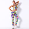 Print Yoga Leggings Seamless High Waist Pants Fashion High Elastic Slim Hips Lifting Trousers Gym Fitness Workout Running Sports | Vimost Shop.