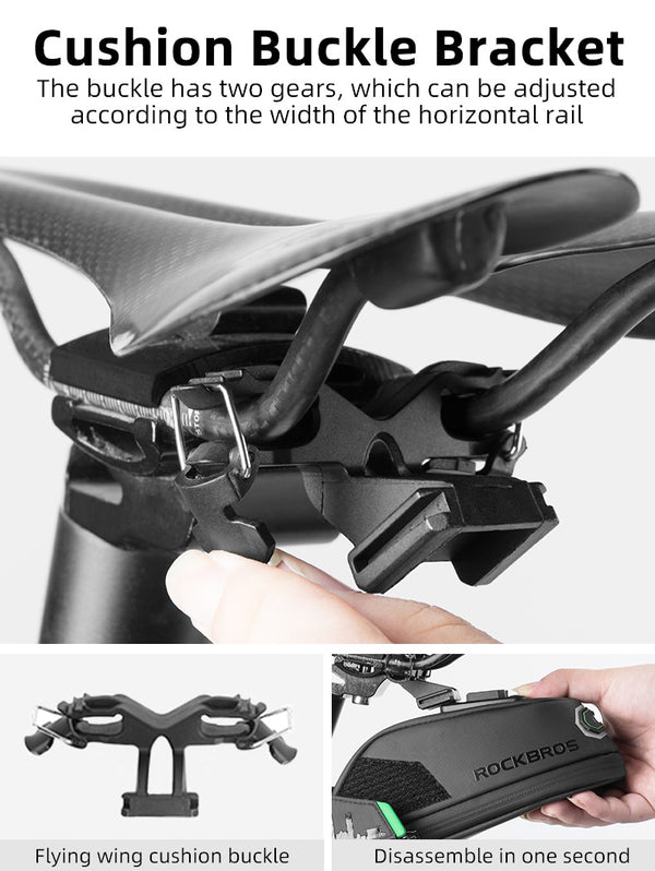 Rainproof Bicycle Bag Shockproof Bike Saddle Bag For Refletive Rear Large Capatity Seatpost MTB Bike Bag Accessories | Vimost Shop.