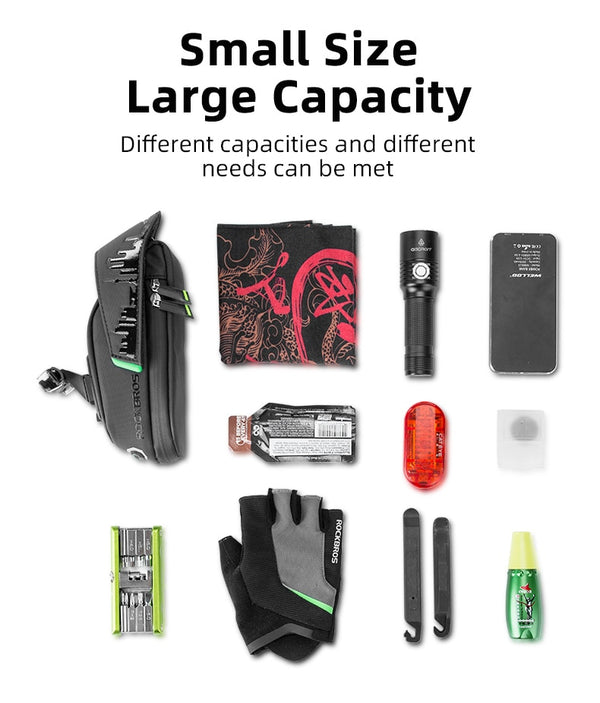Rainproof Bicycle Bag Shockproof Bike Saddle Bag For Refletive Rear Large Capatity Seatpost MTB Bike Bag Accessories | Vimost Shop.