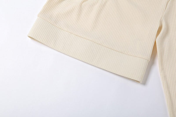 Seamless Ribbing Yoga Set Sportswear Tracksuit Fashion One Shoulder Top Leggings Pants Fitness Suit Running Energy Workout Suit | Vimost Shop.