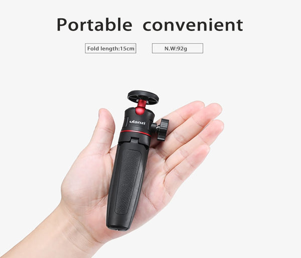 MT-08 DSLR SLR Phone Vlog tripod Cold Shoe Phone Mount Holder for Microphone LED Light Mini Tripod for Sony A6400 A6300 | Vimost Shop.
