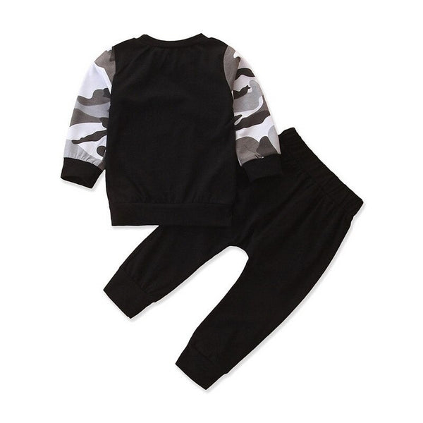 Fall toddler Autumn Kids tracksuit boys camouflage hoodies   little boy fashion clothes 5t winter children clothes D20 | Vimost Shop.