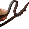 Genuine Leather Dog Leash Dogs Long Leashes Braided Pet Walking Training Leads Brown Black Colors For Medium Large Pet
