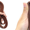 Genuine Leather Dog Leash Dogs Long Leashes Braided Pet Walking Training Leads Brown Black Colors For Medium Large Pet
