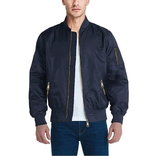 Winter Jackets Men MA1 Bomber Pilot Coat Thermal Padded Casual Baseball Varsity Jacket Male Military Army Windbreaker | Vimost Shop.