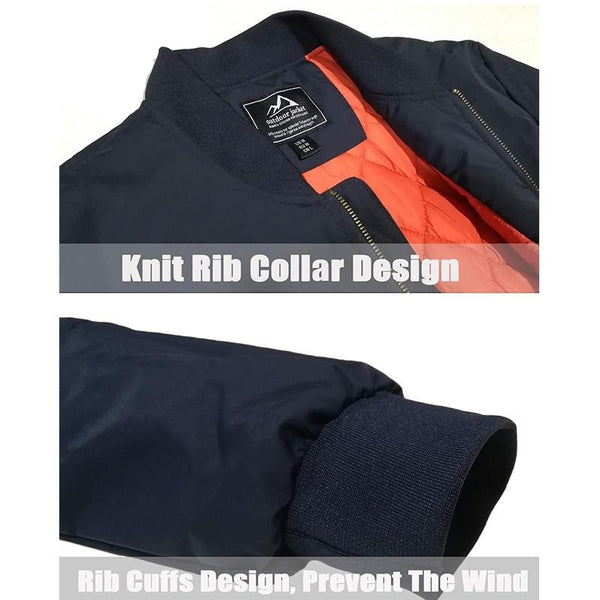 Winter Jackets Men MA1 Bomber Pilot Coat Thermal Padded Casual Baseball Varsity Jacket Male Military Army Windbreaker | Vimost Shop.