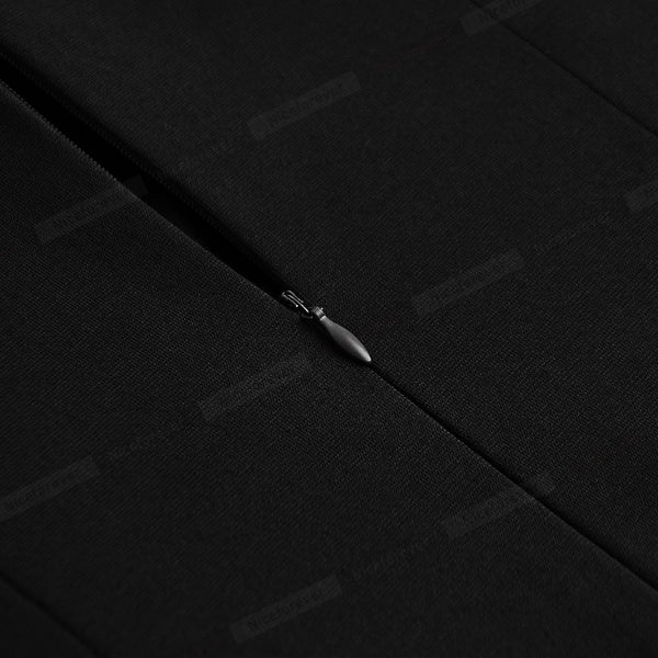 Elegant Patchwork with Button Work Office vestidos Business Formal Bodycon Women Winter Dress | Vimost Shop.