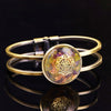 Orgonite Bangle Natural Crystal Chakra Bracelet Reiki Stone For Jewelry Making For Women Charm Jewelry Gifts Couples Bracelets | Vimost Shop.