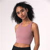 Seamless Women Gym Yoga Bra Top Sports Padded High Impact High Elastic Vest Tank Top Push Up Underwear Bra Fitness Workout Vest | Vimost Shop.