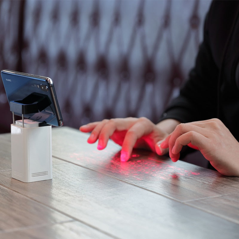 Virtual Laser Keyboard Bluetooth Wireless Projector Phone Keyboard For Computer Iphone Pad Laptop With Mouse Function | Vimost Shop.