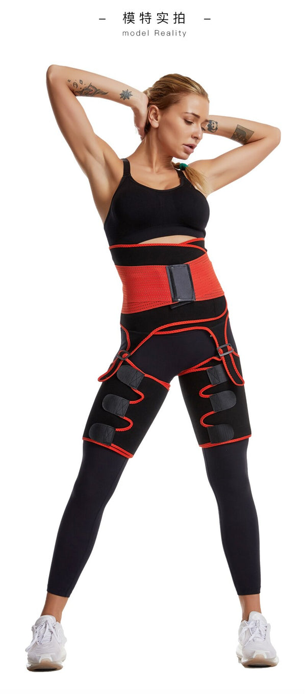 Women Waist Trainer Body Shaper Weight Loss Hip Lift Shaperwear Belt Sports Fitness Adjustable One-piece Waistband Leggings | Vimost Shop.