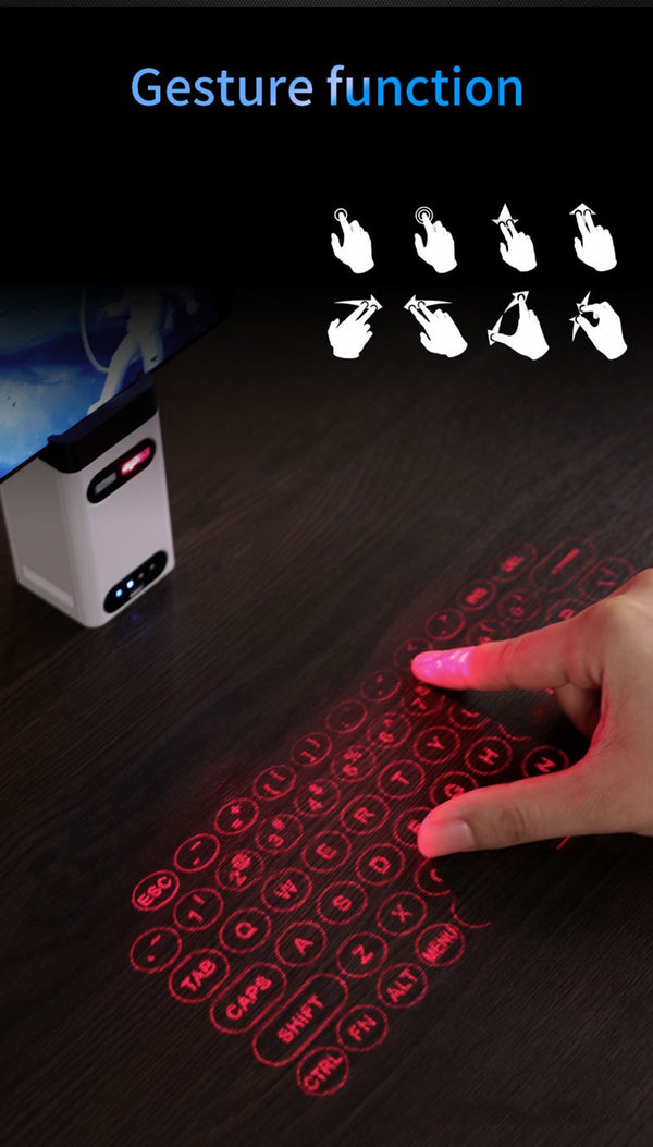 Virtual Laser Keyboard Bluetooth Wireless Projector Phone Keyboard For Computer Iphone Pad Laptop With Mouse Function | Vimost Shop.