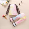 Fashion Baby Girls Clothing Set Cotton Long Sleeve Tie Dye Tops+Leopard Pants Casual Toddler 2Pcs Newborn Baby Girls Clothes D30 | Vimost Shop.