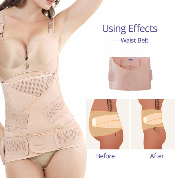 3in1 Belly/Abdomen/Pelvis Postpartum Belt Body Recovery Shapewear Waist Cinchers Waist Trainer Corset Belly Bands Support | Vimost Shop.