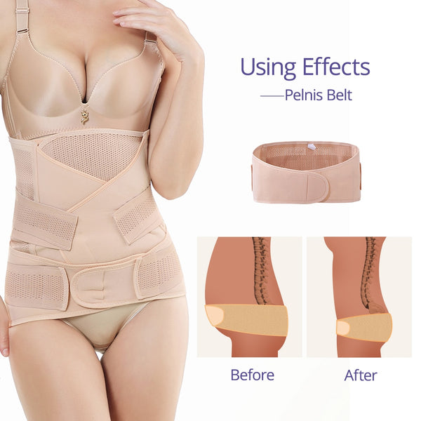 3in1 Belly/Abdomen/Pelvis Postpartum Belt Body Recovery Shapewear Waist Cinchers Waist Trainer Corset Belly Bands Support | Vimost Shop.