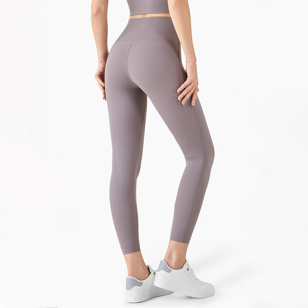 Mid Compression Second-skin Feel Gym Athletic Sport Tights Women NO Camel Toe Yoga Pants Fitness Workout Leggings S-XL