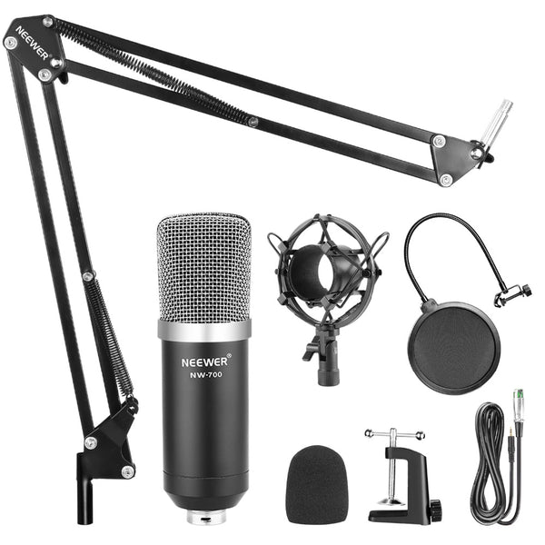 NW-700 Studio Condenser Microphone Kit for PC Karaoke Youtube Professional Recording Broadcast Mikrofon with Stand | Vimost Shop.