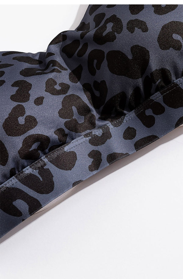 Seamless Leopard Yoga Sets Women Gym Clothes Bra Top And Leggings Shorts Sexy Fitness Sportswear Suit Running Workout Tracksuit | Vimost Shop.