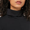 High Collar Yoga Crop Tops with Thumb Hole Sports Athletic Long Sleeve Shirts Women Twist Fitness Gym Tops High Quality | Vimost Shop.