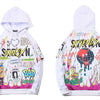 Hoodies Men Hip Hop Letter Print Men Pullover Cartoon Oversize Style Hooded Sweatshirt Lover High Street Streetwear