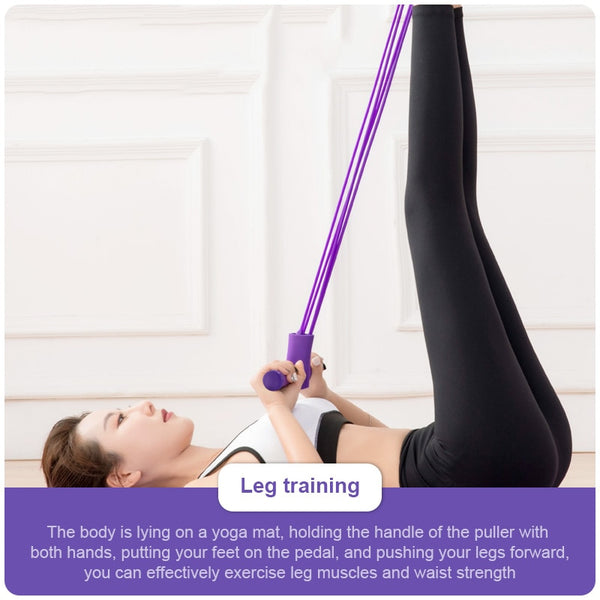 Resistance Elastic Pedal Puller Ropes Exerciser Rower Belly Resistance Band Home Gym Sport Training Bands For Fitness Equipment | Vimost Shop.