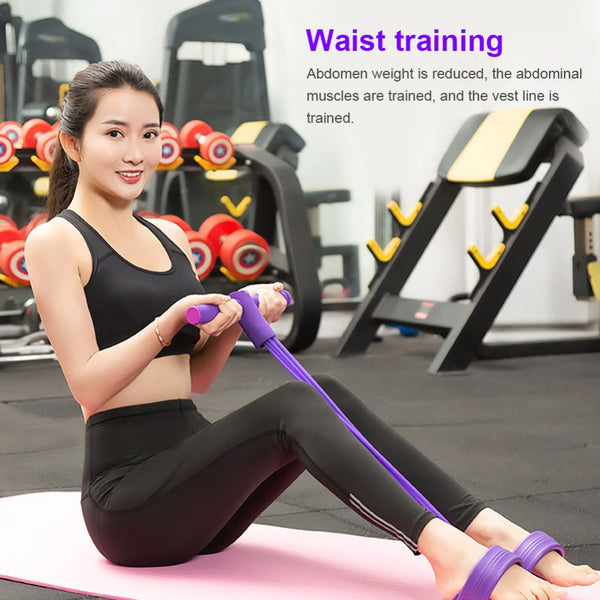 Resistance Elastic Pedal Puller Ropes Exerciser Rower Belly Resistance Band Home Gym Sport Training Bands For Fitness Equipment | Vimost Shop.