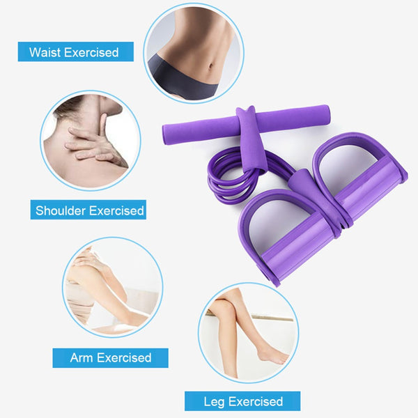 Resistance Elastic Pedal Puller Ropes Exerciser Rower Belly Resistance Band Home Gym Sport Training Bands For Fitness Equipment | Vimost Shop.