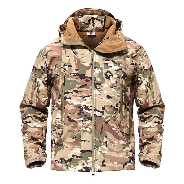 Army Camouflage Airsoft Jacket Men Military Tactical Jacket Winter Waterproof Softshell Jacket Windbreaker Hunt Clothes | Vimost Shop.