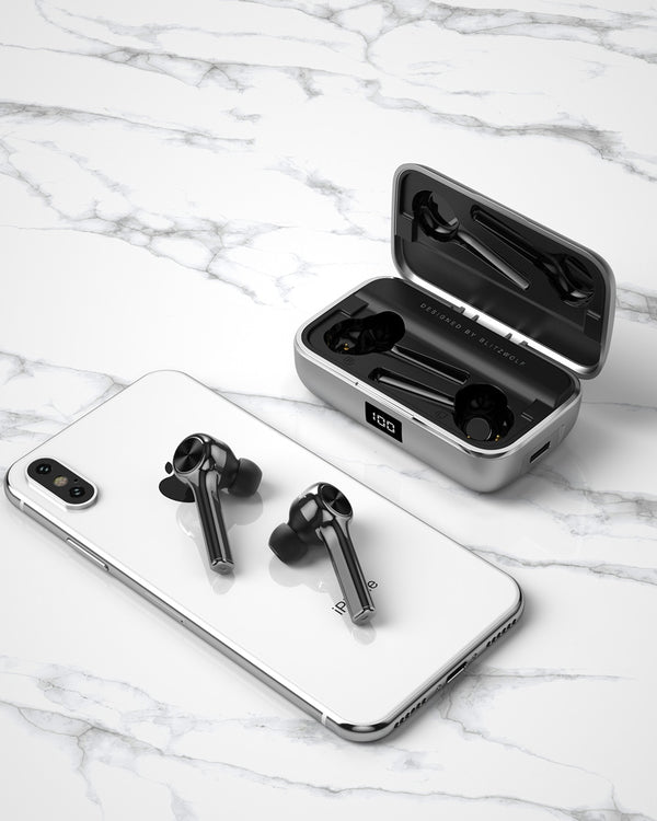 Long Handle bluetooth 5.0 TWS True Wireless Earphone Graphene Digital Display Bilateral Call  Headset | Vimost Shop.