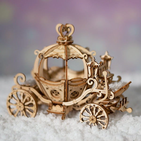 Arrival DIY 3D Gramophone Box,Pumpkin Cart Wooden Puzzle Game Assembly Popular Toy Gift for Children Adult | Vimost Shop.