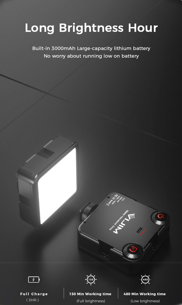 VIJIM VL81 3200k-5600K 850LM 6.5W Dimmable Mini LED Video Light Smartphone SLR Camera Rechargable Vlog Fill Light | Vimost Shop.