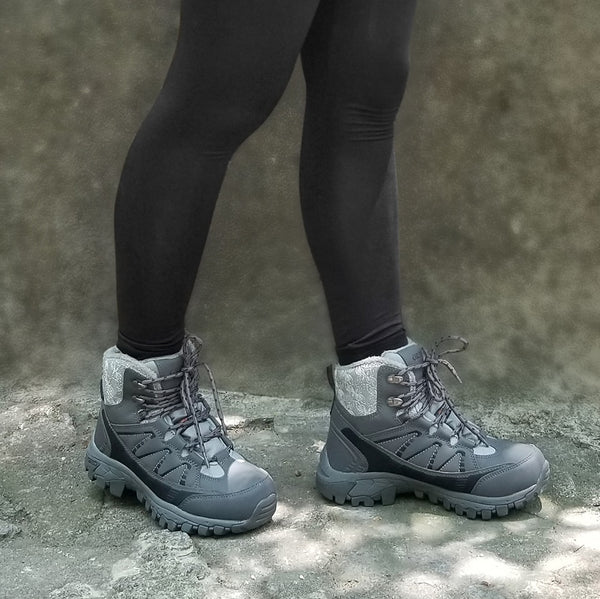 Hiking Shoes Waterproof Mountain Keep Warm Non-slip PU Leather Snow Mountain Hunting Shoes Outdoor Fashion Winter | Vimost Shop.