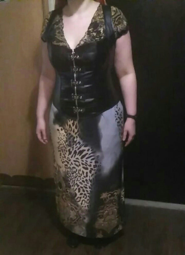 X New Steampunk Steel Boned Lace up Back Sexy Body Bustier Overbust Corset Women Waist Cincher Corsets Black Plus Size S-6XL | Vimost Shop.