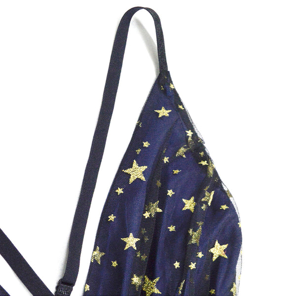 Princess dress spring and summer hot sale hot style V-neck strap sexy glitter star sequin dress backless nightclub dress | Vimost Shop.